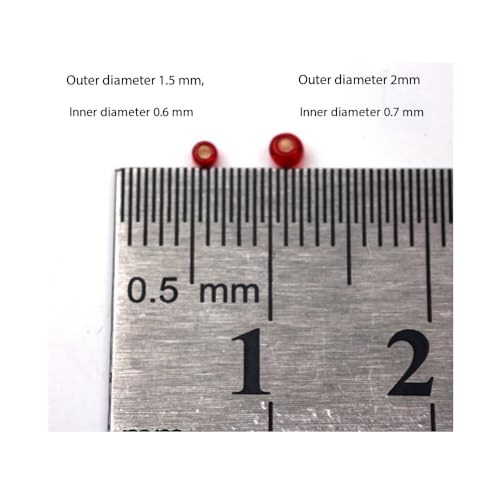 400 piezas cuentas de pesca offshore 1.5mm y 2mm miniatura 2