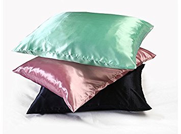 Image of BLISSFORD Luxury Satin Pillowcase for Hair - Queen Satin Pillowcase with Zipper, Ivory (1 per Pack)