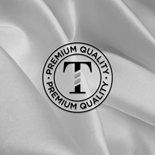 TRU BARBER Friseurumhang XXL, mit Silikonkragen, 100% Polyester, leichter und wasserdichter Mantel, professioneller Salonmantel mit Druckknopfverschluss zum Haareschneiden.