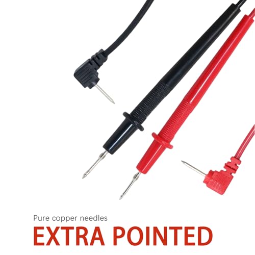 Image of Multimeter Leads Digital Multimeter Test Leads Kit, 1000V 10A Crocodile Clips