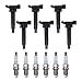 Set of 6 AD AutoParts Ignition Coils B149 + 6 Denso Spark Plugs Platinum TT For Lexus & Toyota V6-3.0L