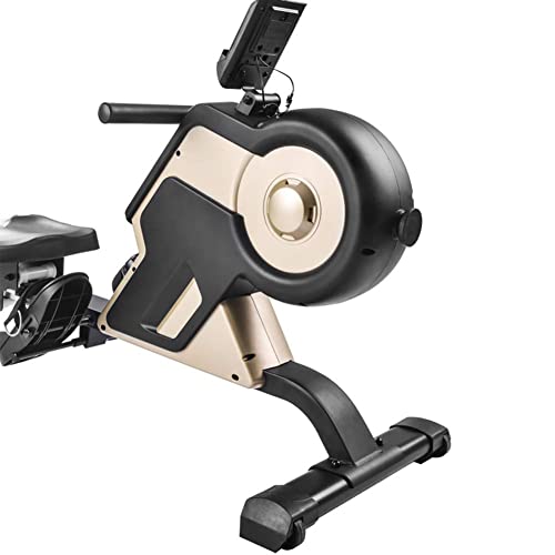 Image of Fitness Equipment Rowing Machine Compact Indoor Rower with Magnetic Tension System LED Monitor and 8-Level Resistance Adjustment Fitness Equipment f