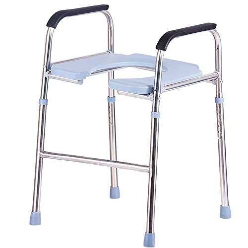 Raised Toilet Seats for Toilets, Elevated Toilet Seat Riser with Handles, Stand Alone Toilet Safety Frame for Elderly, Pregnant and Handicap, Support 330 lbs