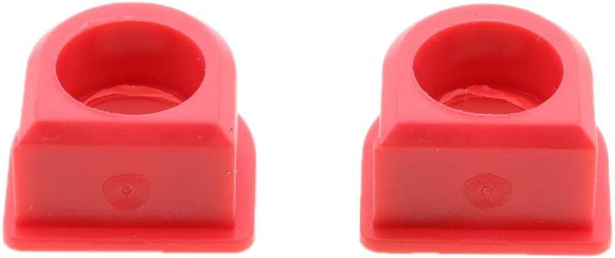 2 Pack Red Winch Trailer Battery Quick Connector Plug Covers - 175A Electrical Cable Handle - ATV UTV Quad ion