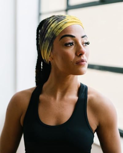 Image of DRESHOW 4 Pack Turban Headbands for Women Wide Vintage Head Wraps Knotted Cute Hair Band Accessories