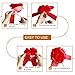 32 Pcs Pull Bows for Gift Wrapping,6 Inch Gift Bows for Presents,Birthday,Anniversary,Party,Christmas,Wreath,Holiday Celebration Gift Decoration (32Pcs (Red,Green))