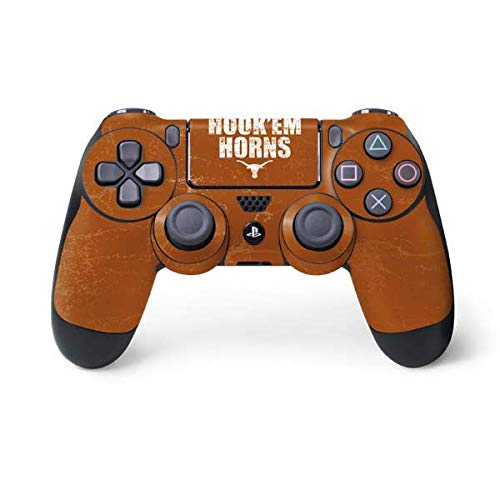 Skinit Decal Gaming Skin for PS4 Controller - Officially Licensed University of Texas at Austin Texas Longhorns Hook Em Design