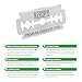 KEROPY Double Edge Safety Razor Blades-50 Count Premium Razor Blades, Surgical Stainless Steel with Chromium Coating&3X Sharper Edges, Zero Irritation, Fits Most of Safety Razors, Sensitive Skin Safe