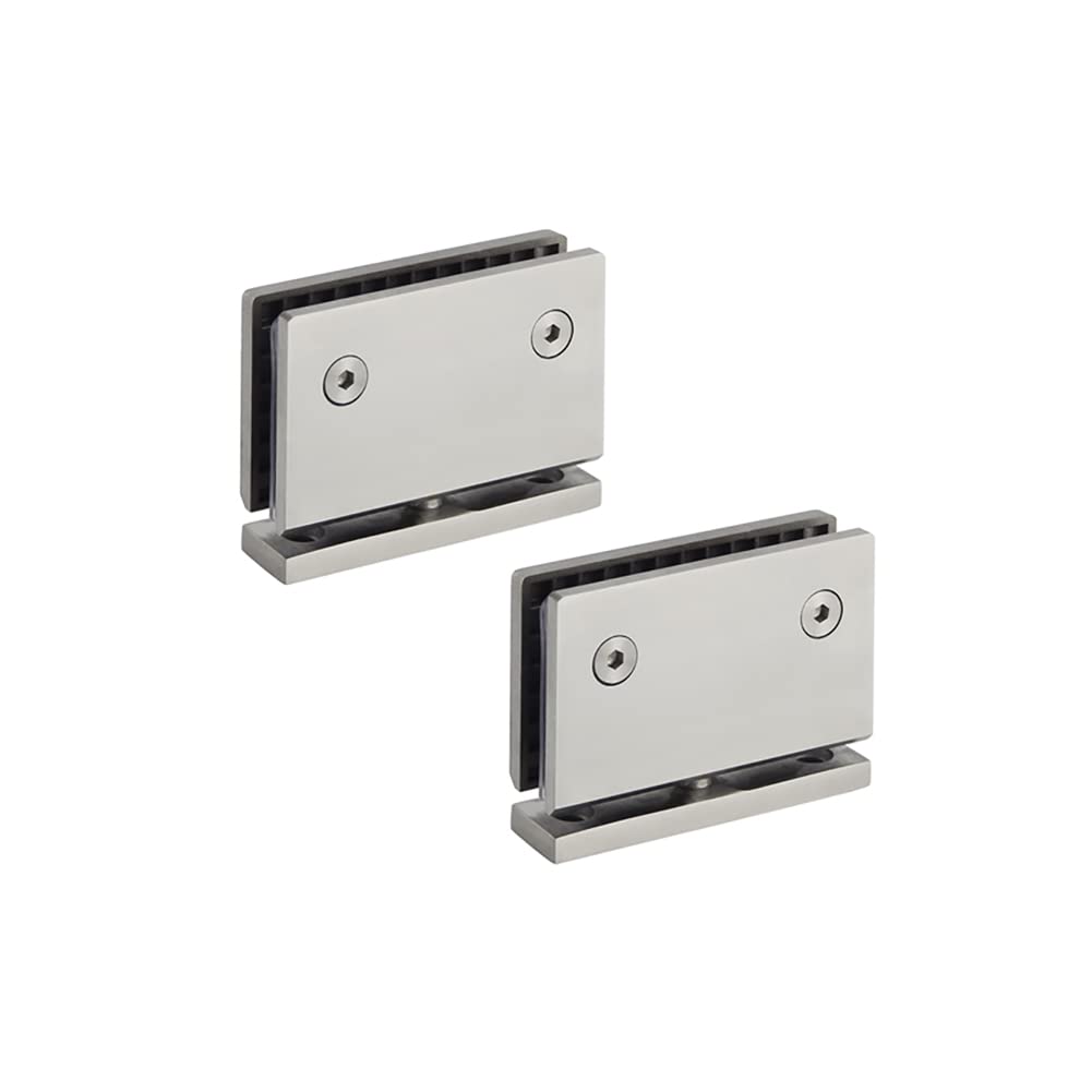 Myxjx One Color Hinges, 360 Degrees 304 Stainless Steel Up And Down Axis 90 Degree Positioning Bearing 50Kg For 8-12Mm Thic