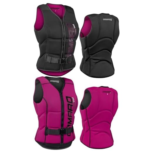 Camaro Damen Comp Slasher Neopren Prallschutz Oberteil Wakeboard Kite Wasserski