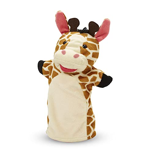 Melissa & Doug Zoo Friends Hand Puppets (Set Of 4) - Elephant, Giraffe, Tiger, And Monkey #TOP7