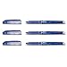 PILOT Tintenroller Frixion Point 0,3 mm blau Mine auswechselbar 3er