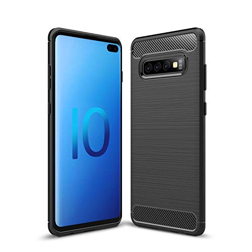 Coque Samsung S10 Plus antichoc fine avec absorption des impacts noire