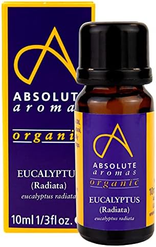 Absolute Aromas Organic Lemongrass Essential Oil 10ml - 100% Pure, Natural, Undiluted, Vegan and Cruelty-Free - for use in a Diffuser and Aromatherapy