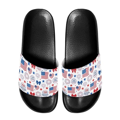 Image of Footwear for Mens Open Toe Athletic Sandals Anti-Slip Sole Slide Sandals Pillow House Flat Shoes Comfortable Slip On Slippers for Indoor & Outdoor