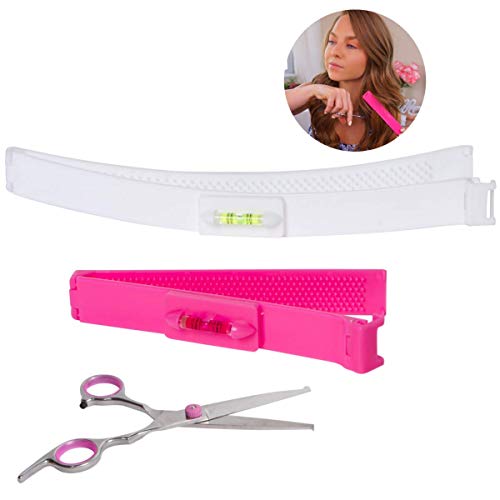 SnipClip Hair Cutting Tool with Scissors - Hair Cutting Guide - Cut Your Own Hair with These Hair Cutting Clips and Shears - Perfect Self Cut System
