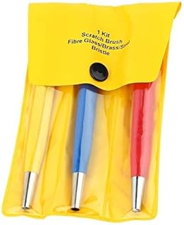 Rust Remove Pen 3pcs Fiberglass Scratch Brush Pen Set Watch Repair Rust Remove Clean Tool