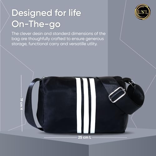 Image of Sling Bags for Women - Trendy Small Crossbody Purse for Girls & Ladies | Korean-Style Branded Side Bag | Spacious Shoulder Handbag with Broad Strap | Travel-Friendly & Gift-Ready