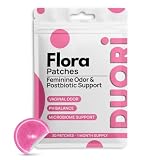 DUORI Flora Patch – Supporto postbiotico vaginale per le donne – Promuove un sano odore vaginale e flora – con estratto di mirtillo rosso – vitamina C – zinco – Patch vegano per la salute vaginale
