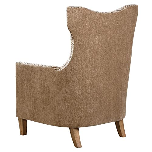 Uttermost Kiango Animal Pattern Armchair, Brown #TOP20