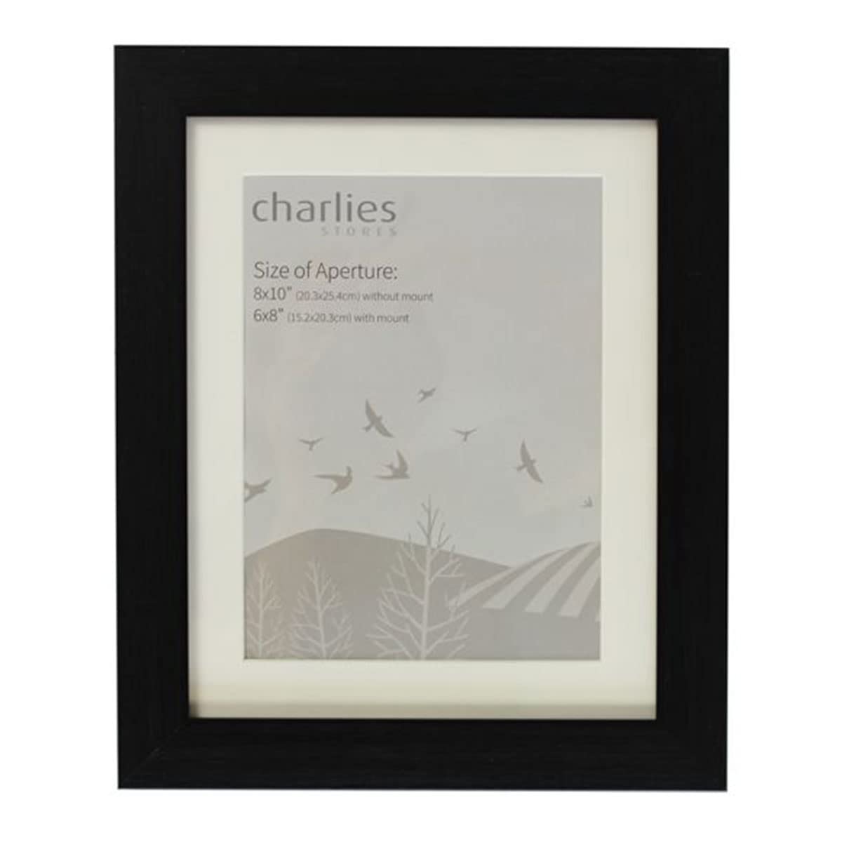 Charlies Black Picture Frame - 8 X 10