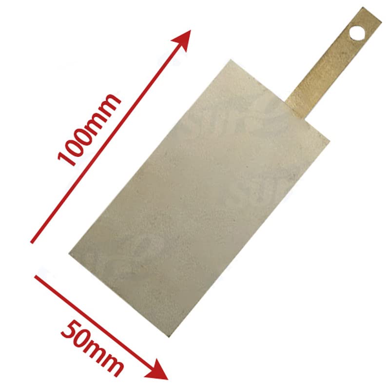 Płytka elektrodowa z platynowego metalu do profesjonalnej elektrochemii – dostępne opcje 100 mm x 50 mm(100x100mm(No Handle)