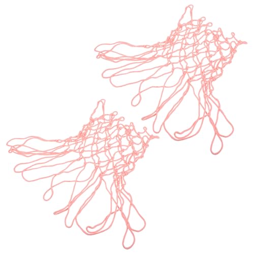 Filet de basket-ball lumineux rose 50 cm lot de 2 pour remplacement de panier extérieur