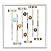 Stupell Industries Trendy Luxury Fashion Brand Croquet Game Mallets Framed Wall Art, Design by Ziwei Li