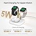 Dual Watch Charger with Fast Charging for Apple Watch, SwanScout 704A, 3-in-1 Wireless Charging Station Stand for Apple Watch Ultra 2/10/9/8/SE, Wireless Charger Dock for AirPods Pro 2/3/2