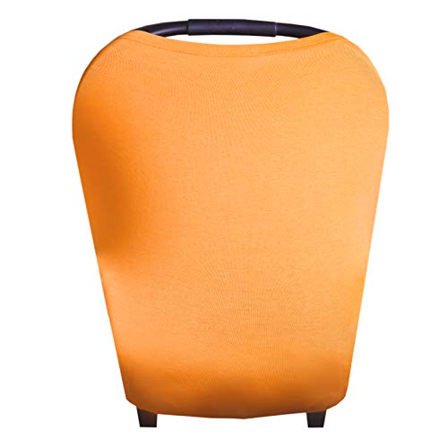 Image of Copper Pearl Multi-Use Cover: Car Seat Covers, Nursing Cover, and Stroller Cover for Sun - Stretchy Fabric, All-Season Use, Stylish Designs, Easy Access for Moms - Solar