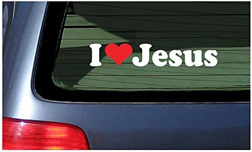 Jesus Loves You Car Sticker Funny "Jesus Loves You – But I Think - Foto 6
