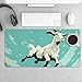 Goat Frolic Desk Mat Non-Slip Laptop Writing Pad Large Keyboard Mousepad with Rubber Base 23.6