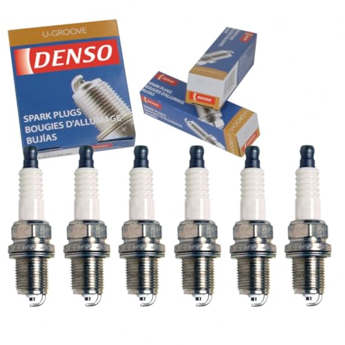 6 pc DENSO Standard U-Groove Spark Plugs Nissan Xterra 3.3L