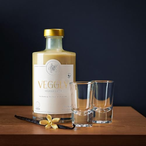 VEGGLY Veganer Likör, GOLD-Edition, mit OATLY, handmade in Hamburg, als 350 ml oder Mini (100 ml)!