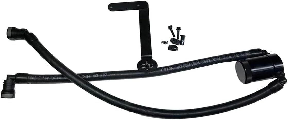 J&L Oil Separator Co. 3.0 Oil Separator Compatible with the 2011-2026 F-150 2.7L/3.5L/5.0L; '18-'21 Expedition Passenger Side (Black)