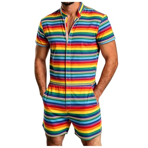 Mono corto casual para hombre en color liso ideal para las vacaciones de verano