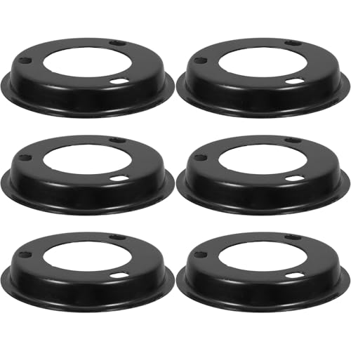DIYEAH Protectores Antipolvo para Desbrozadora 6 Unidades Cubierta Protectora Negra para Motor y Caja de Engranajes Accesorios de Repuesto para Cortacésped Protección contra Polvo y