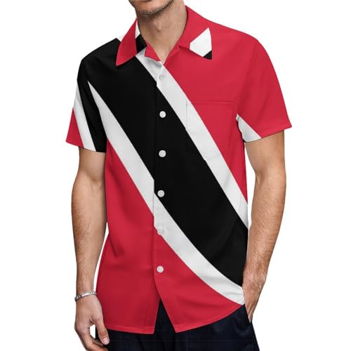 T-shirt homme Trinité-et-Tobago manches courtes été haut décontracté motif caraïbes imprimé