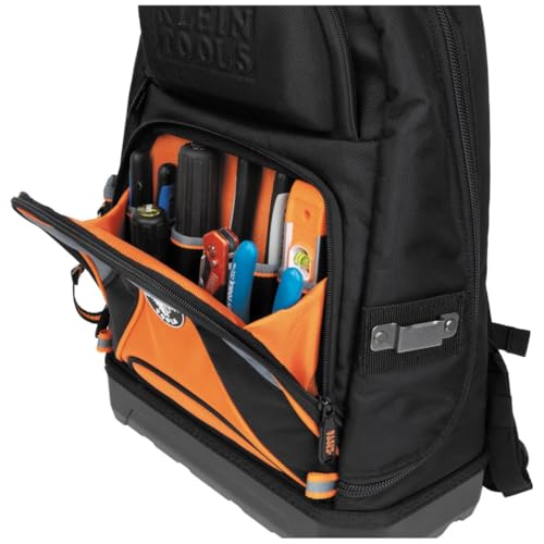 KLEIN TOOLS 55421BP-14 Tool Bag Backpack, Heavy Duty Tradesman Pro Tool Organizer/Tool Carrier with 39 Pockets and Molded Base - Image 6