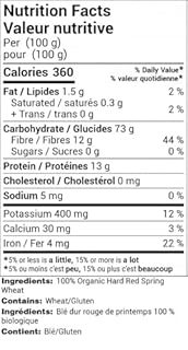 ORGANIC HARD WHEAT KERNELS- 22lb