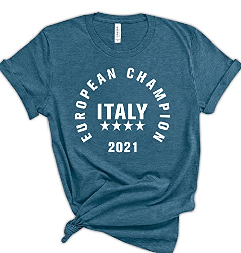 2021 Italy European Champion National Football Team Shirts Soccer Shirt T-Shirts for Men or Women Graphic Tees for Men or Women Soccer Shirts for Summer Italy Tee Shirts Comfy Shirts