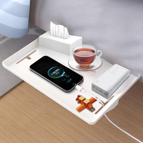 TourKing Bedside Shelf for Bed - Premium Bed Shelf With Stor