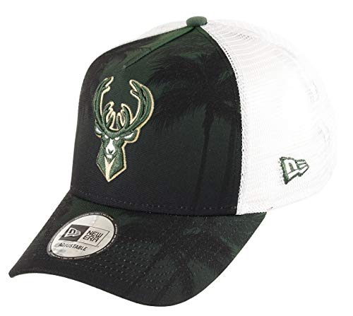  New Era Milwaukee Bucks A Frame Adjustable Tru...