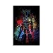 ADWE Póster de Transformers Optimus Prime en lienzo y pared con impresión moderna para dormitorio familiar, 20 x 30 cm