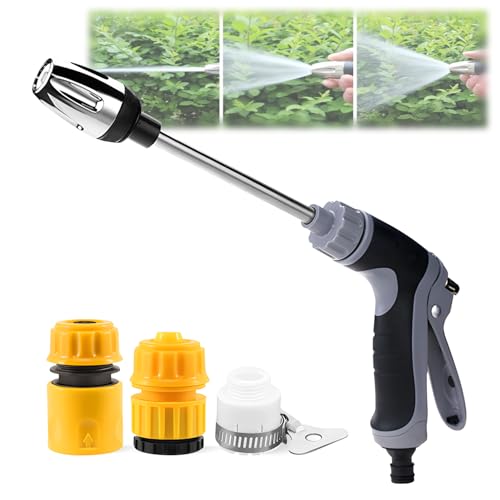 WaterBlitz Pressure Washer WaterBlitz High Pressure Water Gun High and Portable Pressure Washer With 360 Rotating for Three Spray Modes (Water Gun + Connector)