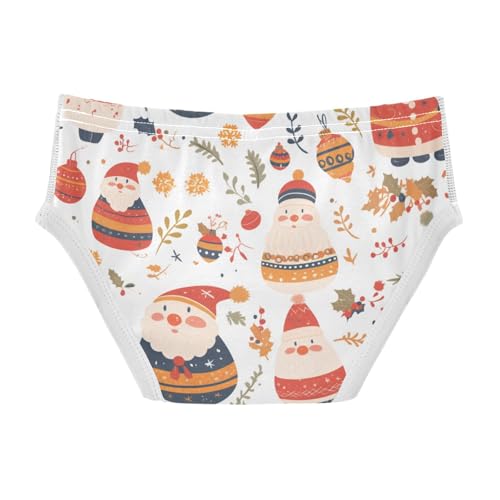 KLL Festive Christmas in Cartoon Style Toddler Boy Comfort Training Underwear Breathable Children Undies2