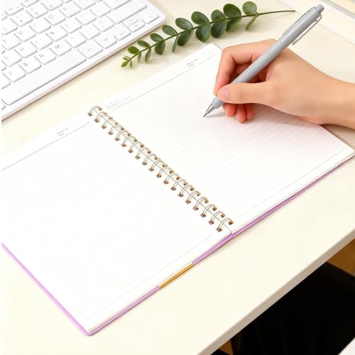 Cahier de mathématiques A4 à spirale quadrillé pour réussir vos examens et projets - 7