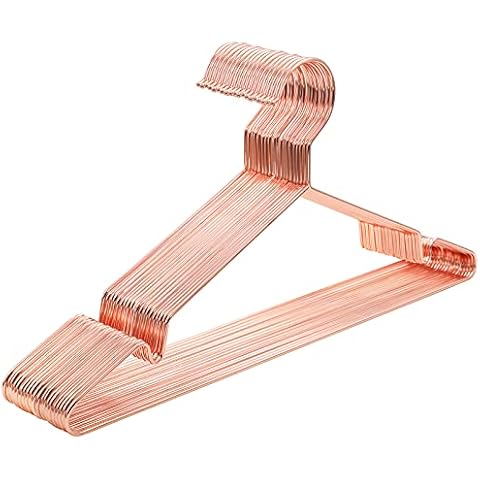 Perchas metálicas SONGMICS oro rosado Cover