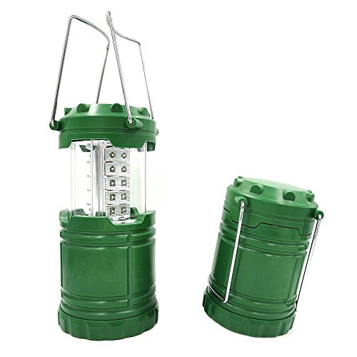 iMarky Super Bright 30 LED Lantern Camping Lantern, Suitable For: Home, Outdoor Hiking, Camping, Emergency, Hurricanes, Outages - green