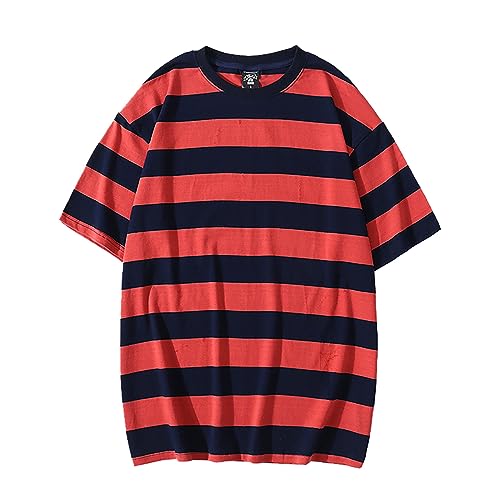 Tee shirt homme large ample et décontracté en maille respirante pour l'été